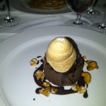 Chocolate Delizia Sotto Cappello with Salty Cashews at Babbo. 16.06.12