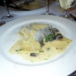 Pappardelle with morels, and lots of cheese. 16.06.12