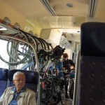Bike chaos on our first train of the day. 21.07.12