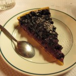 Blueberry pie for dessert at Breitzhousen. 20.07.12